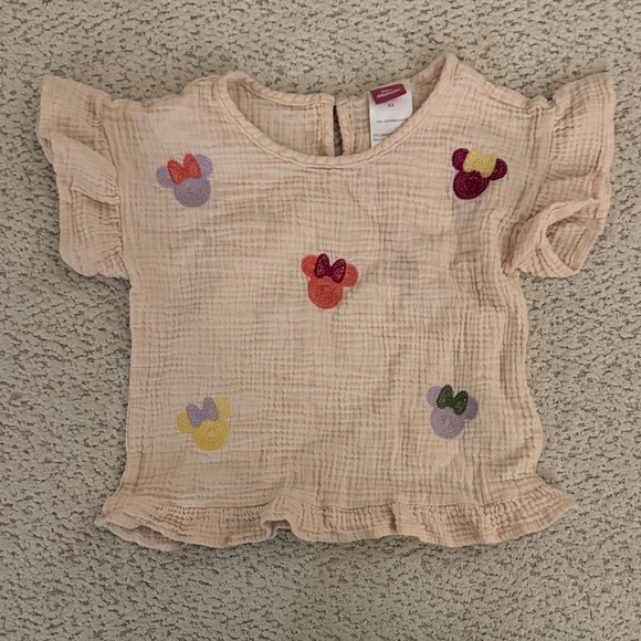 Disney Other - Minnie Mouse Kids' Tee with Colorful Mouse Designs